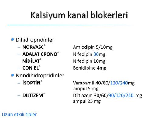 Kalsiyum Kanal Blokerleri